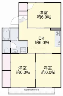 アネックス景山A【2階】の間取り
