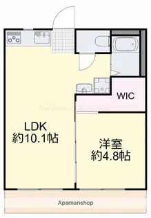 メゾン富田【1階】の間取り