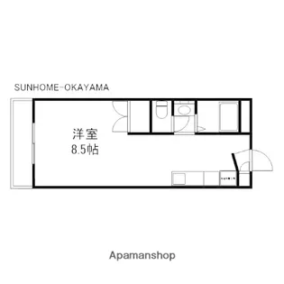 ブランニュータウン【2階】の間取り