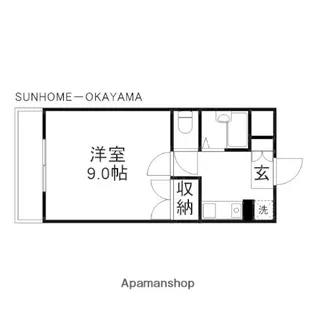 桂マンションⅡ【1階】の間取り