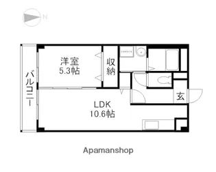 フィネス平田公園【1階】の間取り
