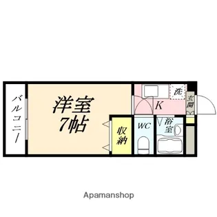 入江第2ビル【502号室】の間取り