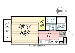 ピュア・ライフ【105号室】の間取り