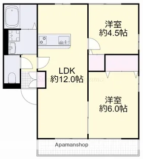 ロワジールⅠ【1階】の間取り