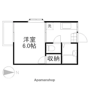 トピア国富けやき通り【206号室】の間取り