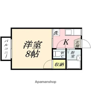 トピア国富けやき通り【2階】の間取り
