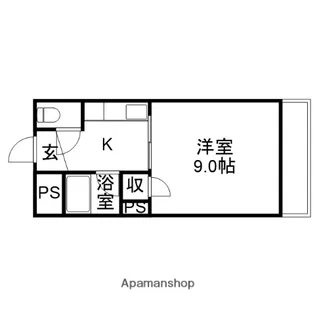 プレアール新屋敷【2階】の間取り