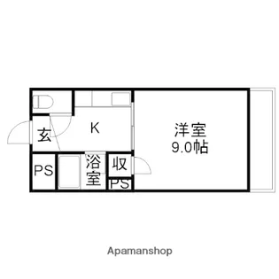 プレアール新屋敷【3階】の間取り