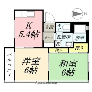 マーガレットハイツ【2階】の間取り