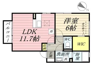 ボナール平井【1階】の間取り