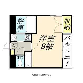 ピラミドⅠ【4階】の間取り