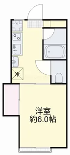 カレッジ浜【2階】の間取り
