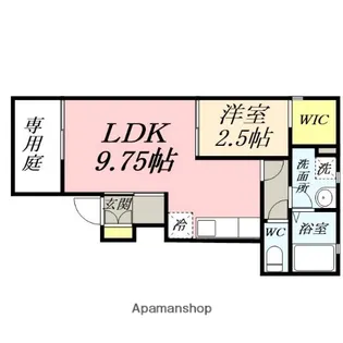 ボア・ラヴィーヌE【1階】の間取り