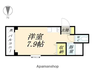 奥田ビル【4階】の間取り