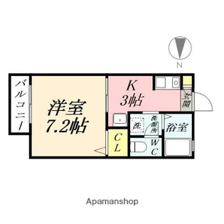 シャーメゾン奥村【1階】の間取り