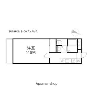 ロイヤルパレス林Ⅰ【4階】の間取り