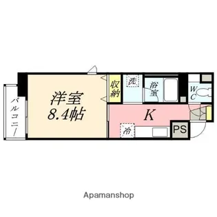 アミスター大供【501号室】の間取り