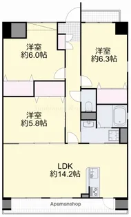 ラ・パティオ【2階】の間取り