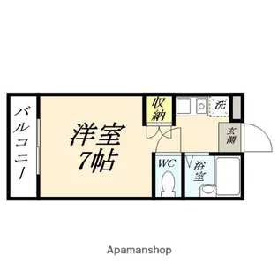 エステートタカツキ【1階】の間取り