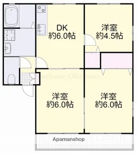 メゾン岡村B【2階】の間取り