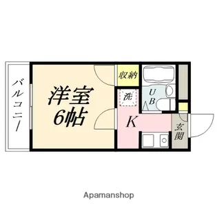 ルポール今【303号室】の間取り