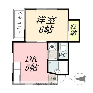 サンツボイ【B号室】の間取り