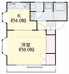 サングレースⅡ【2階】の間取り