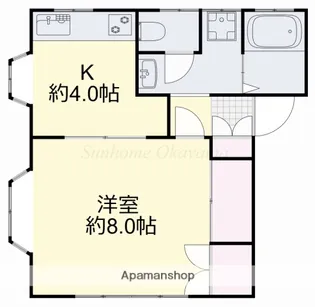 サングレースⅡ【1階】の間取り