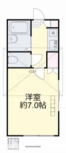 レセンテ614【1階】の間取り