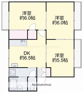 コーポ錦【2階】の間取り