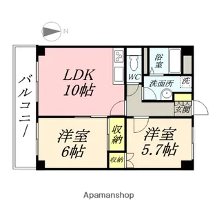 ミラドール奥田西町【3階】の間取り