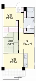 メゾン・ド岡文館【4階】の間取り