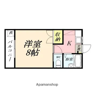 ラ・ヴィータ西市【505号室】の間取り