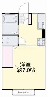 シティハイムオーサンス【2階】の間取り