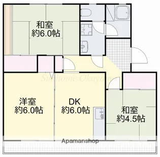 ベルメゾン石田【302号室】の間取り