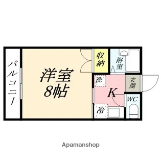 セントフォレスト下中野A【4階】の間取り