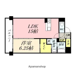 カサ・セグーラ幸町【2階】の間取り