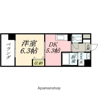 ソフィアOSK【3階】の間取り