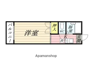 ミツオカブラザーズマンション【107号室】の間取り