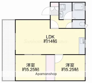 パインパレス G【1階】の間取り