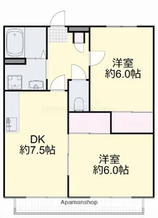 サンセール【2階】の間取り