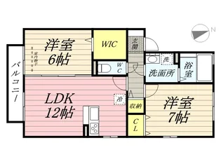 セジュール アサヒガワ【2階】の間取り