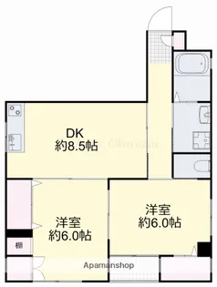 GRAZIE【301号室】の間取り
