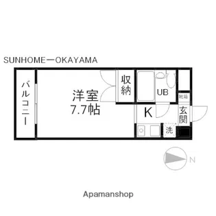 プレアール高島【3階】の間取り