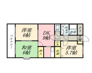 シャインブライトリー寿館【201号室】の間取り