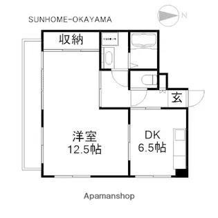 大和ビル【6階】の間取り