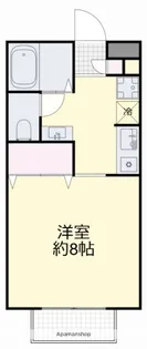 ベール花尻B【2階】の間取り