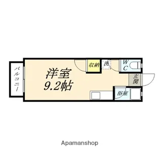 ソレイユK【207号室】の間取り