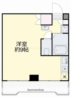 グランヴェール天神【5階】の間取り