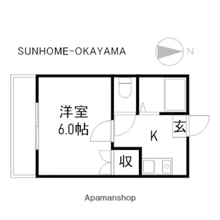 スイート関【1階】の間取り